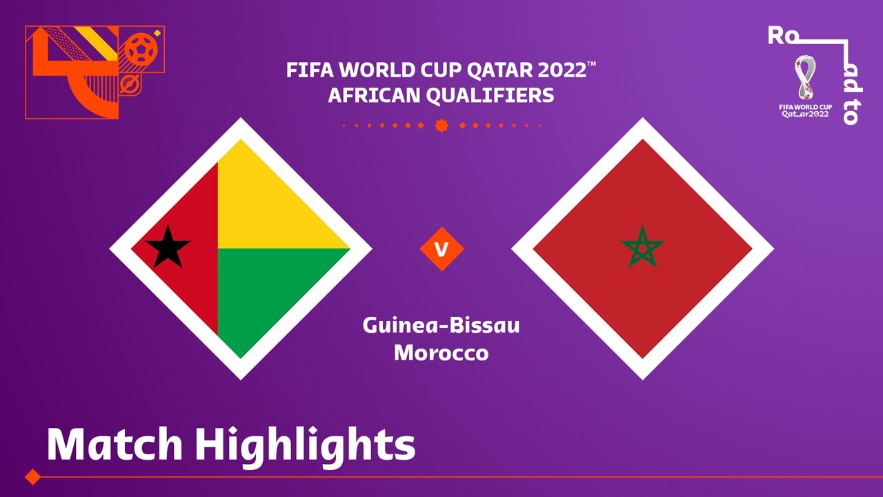Guinea-Bissau v Morocco | FIFA World Cup Qatar 2022 Qualifier | Match Highlights