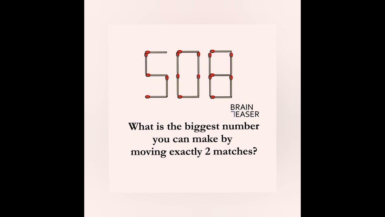 #brilliantstudycentre #trendingshorts #matchstickpuzzles #onlygeniuscananswer #mathpuzzles#braintest