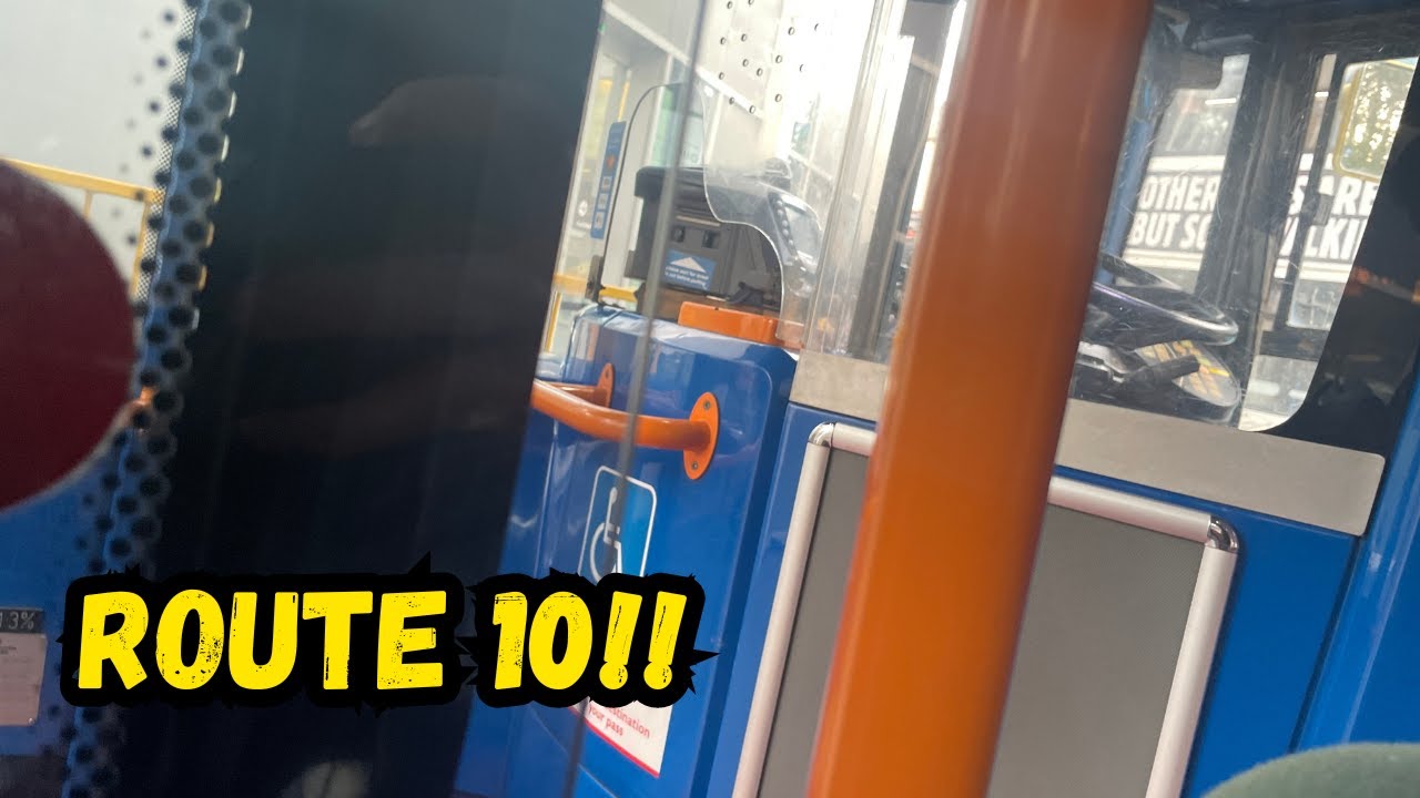 Thrashing Route 10 through Sywell || #charlesbuses