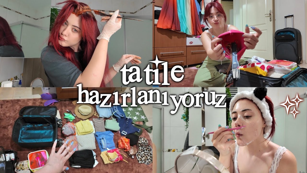 tatil öncesi 2 gün 🫠  bakım, alışveriş, valiz ve kaos...