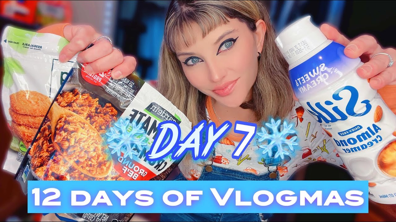 12 days of Vlogmas Day 7| Vegan Grocery Haul