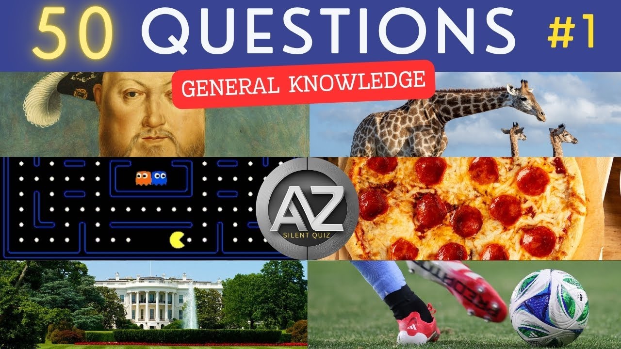 The General Knowledge Quiz #1 ¦ 50 Trivia Questions - Pub Quiz