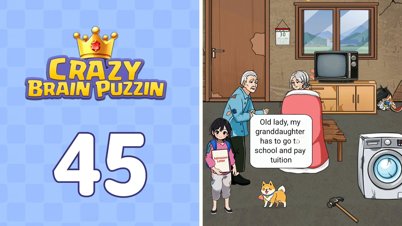 Crazy Brain Puzzle Level 45 Private Money | Complete Walkthrough & Solutions! 🎯