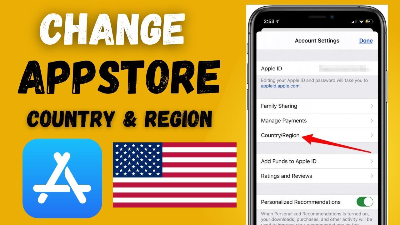 How to change appstore country & region United states | Change country or region Iphone Ipad IOS 26