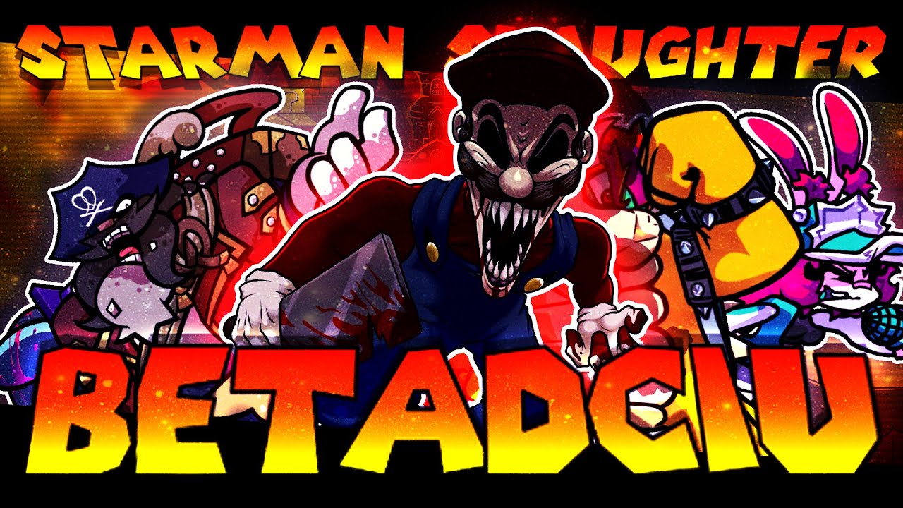 STARMAN SLAUGHTER But Every Turn A Different Character Sings It V2 // Mario's Madness V2