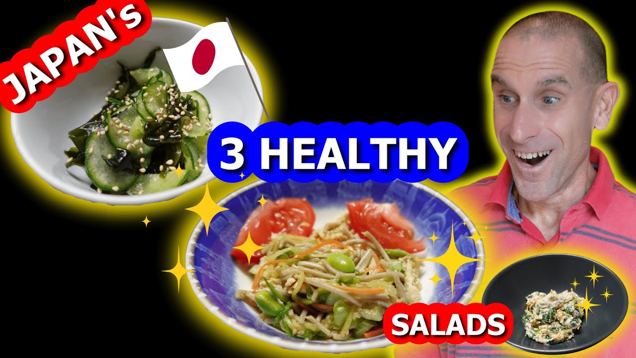 Healthy Japanese Salads: Sunomono, Soba Salad & Shiraae Recipe