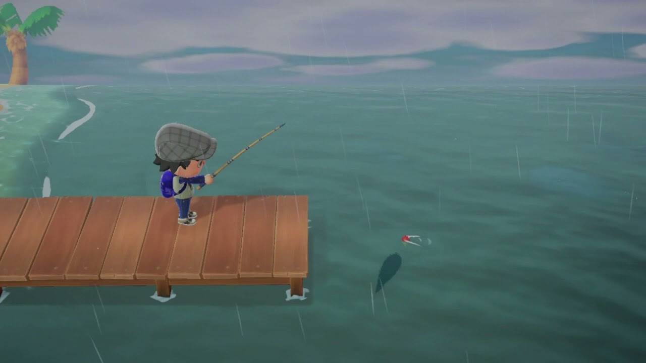 a full day in animal crossing new leaf | chill AM & PM music to relax (with rain sounds)