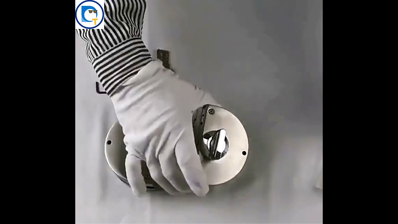 Pemasangan Kunci Pintu Kaca Sliding Geser Double Glass Door Stainless Steel Knob - DrobeTool