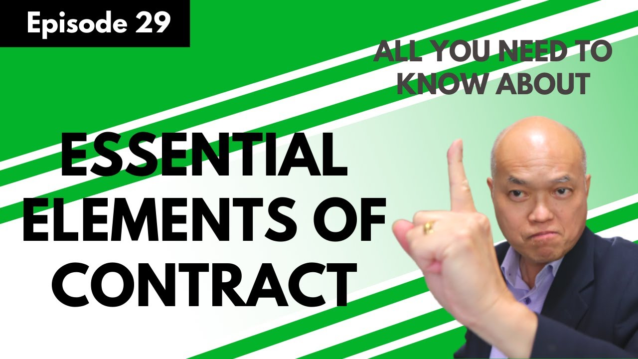 Elements Of A Real Estate Contract (2022). Best Way To Study For The Real Estate Exam.