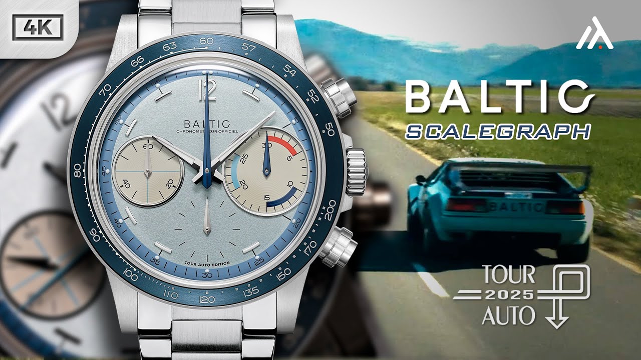 BALTIC Scalegraph - Cronógrafo oficial Tour Auto 2025 - Edición Limitada - Reloj mecánico