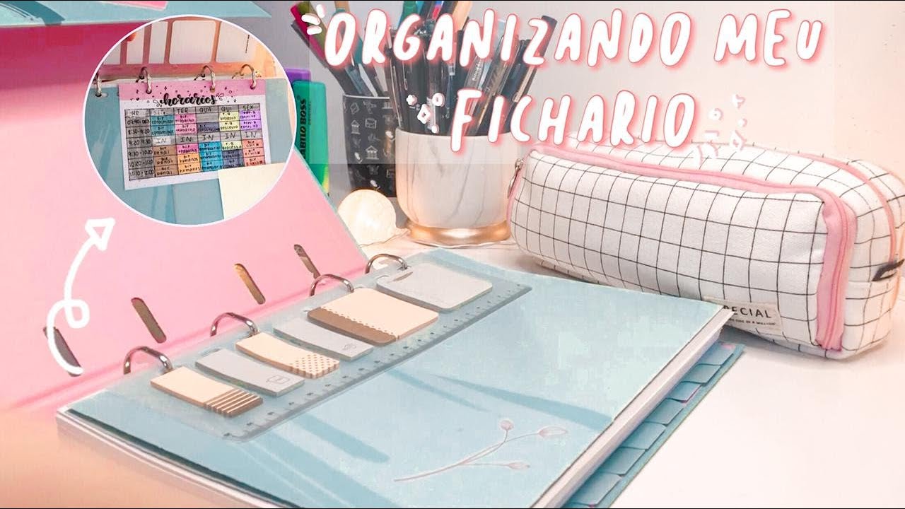 ORGANIZANDO MEU FICHÁRIO + DICAS 2021 :)