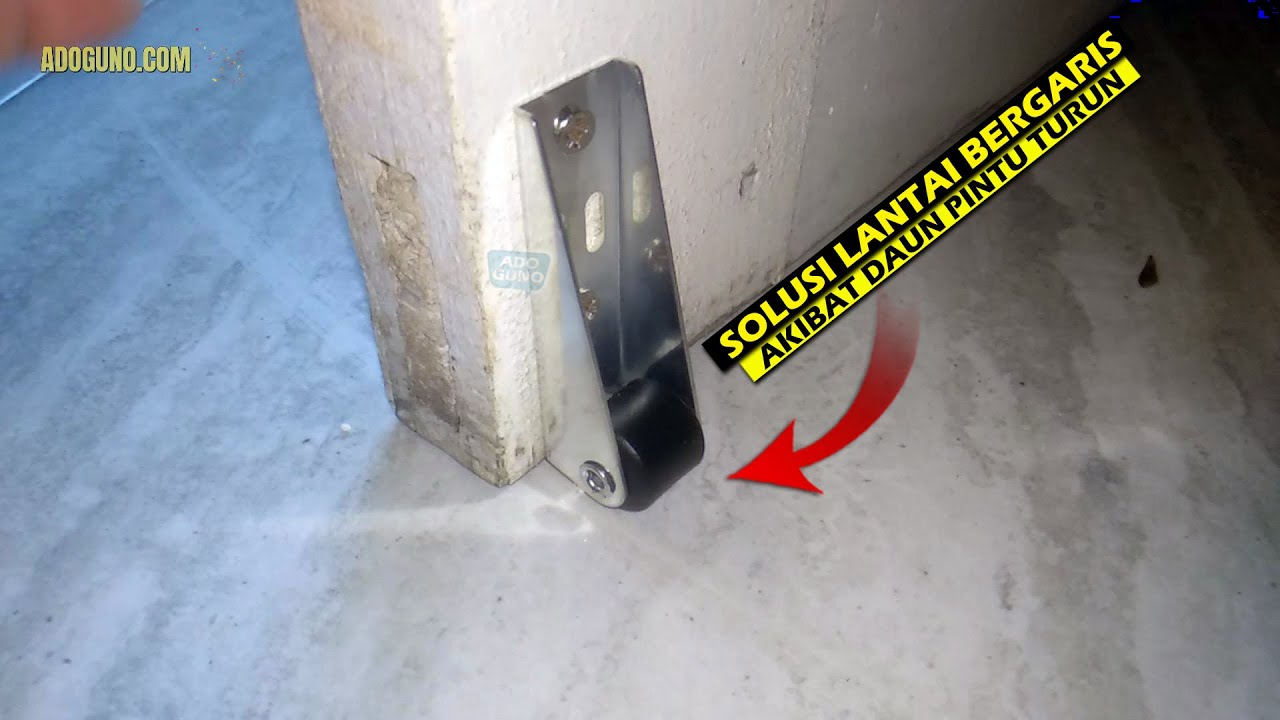 Solusi Pintu Seret Menggesek Lantai Keramik Hingga Bergaris, Coba Pake Ini!