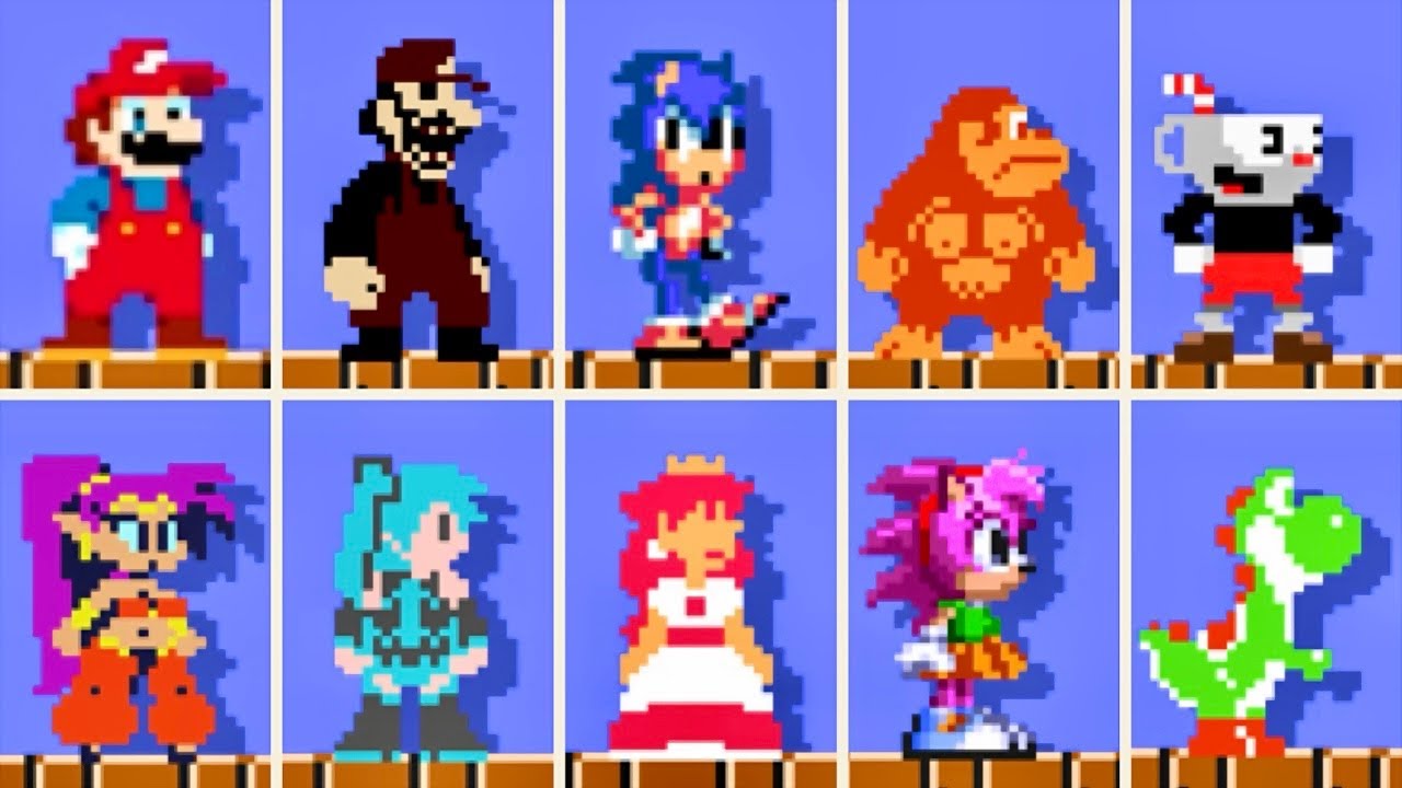 Super Mario Bros. Remastered Custom Characters Showcase - Which is Best? Vol. 2