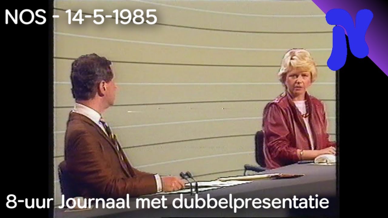 NOS 8-uur Journaal met duopresentatie (14-5-1985)