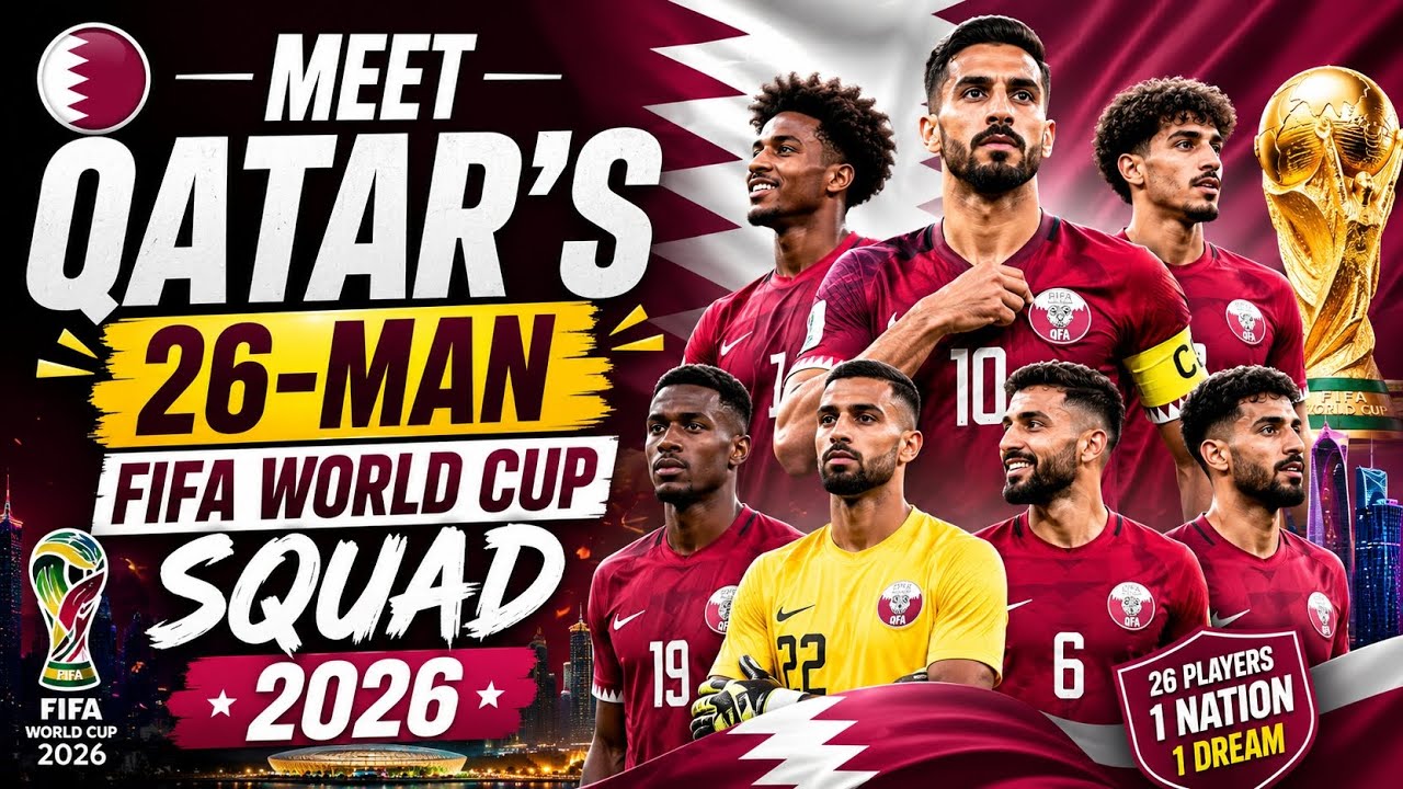 Meet Qatar's 26-Man FIFA World Cup Squad | Fifa World Cup