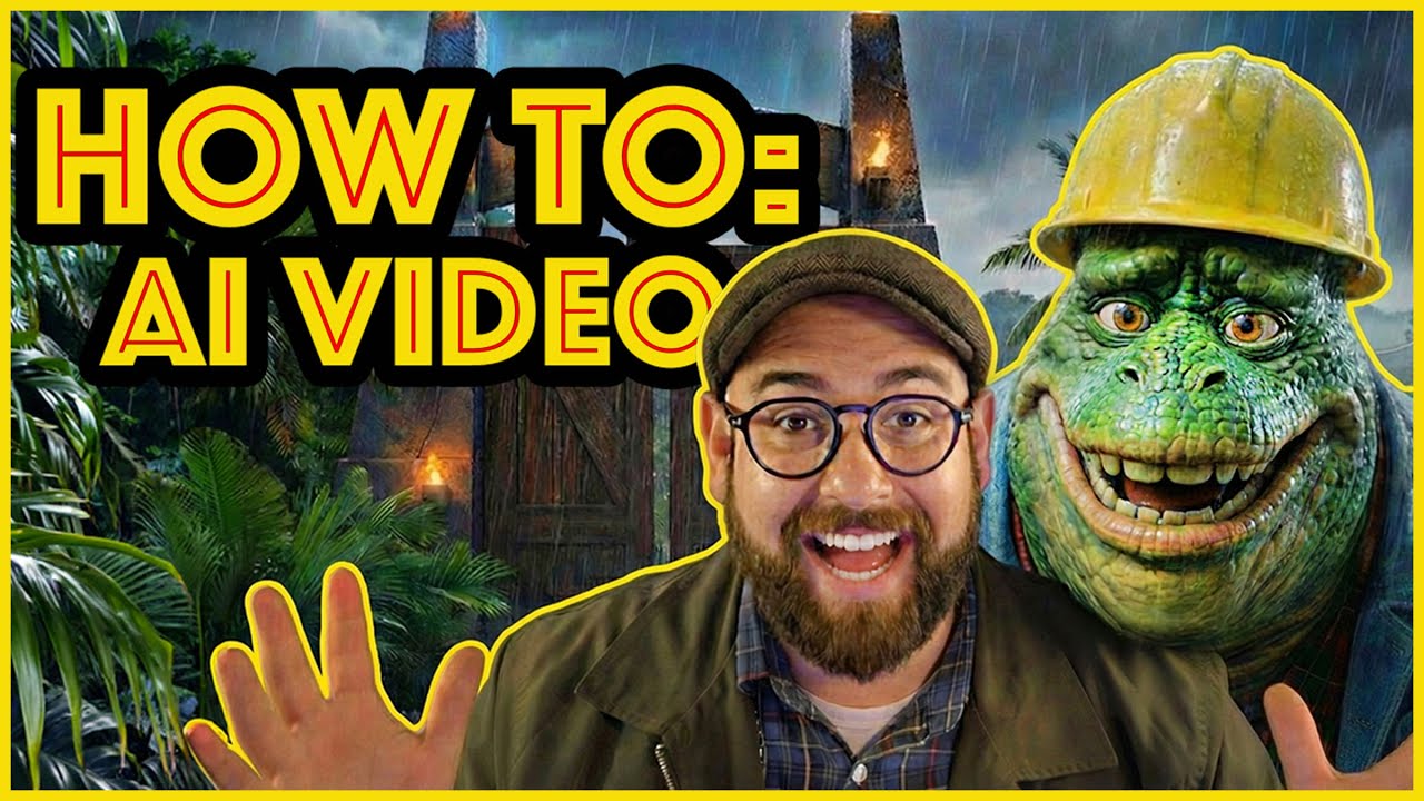 AI Magic: Turning Jurassic Park into Dinosaurs TV Show, an AI Transformation Tutorial!