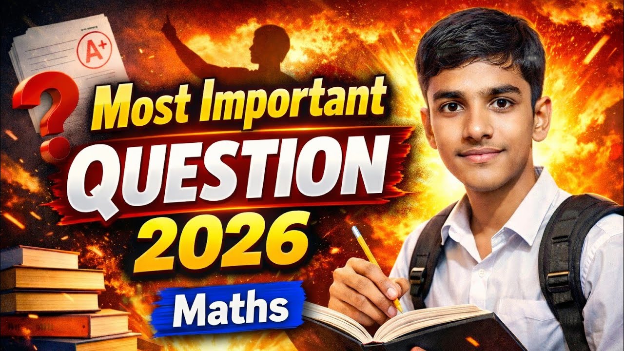 CBSE Class 10 Maths Most Important Questions 2026