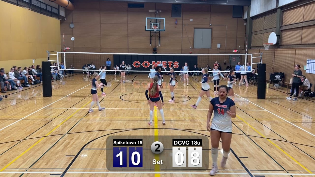 Spikefest Pool Play Spiketown 15 v DCVC 18u set 2
