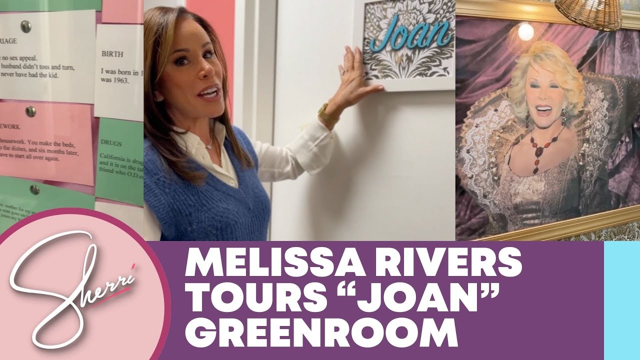 Melissa Rivers Tours Greenroom Dedicated to Joan Rivers | Sherri Shepherd