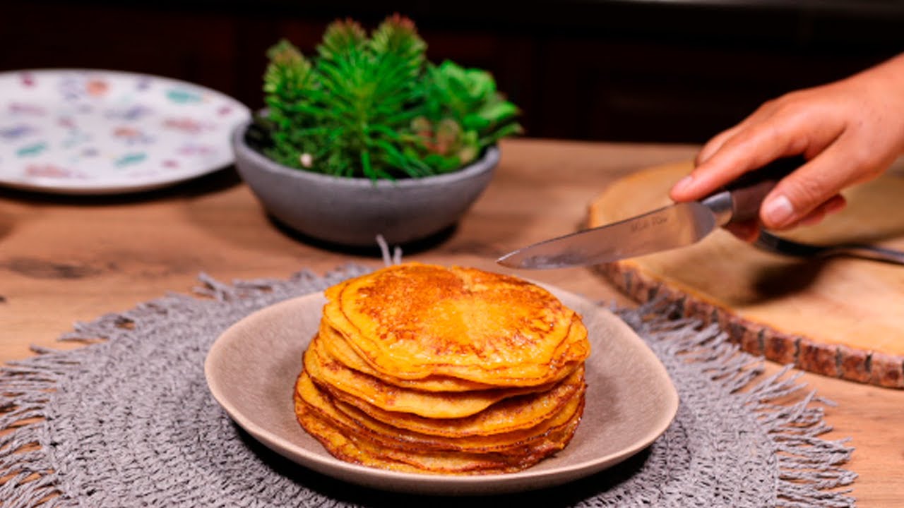 Panqueque de camote y avena receta rapidita | A cocinar