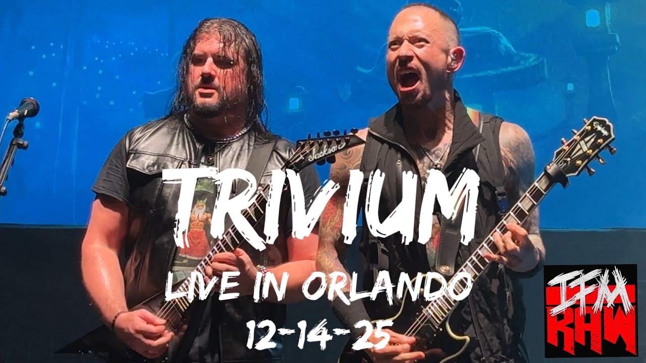 FULL SET: Trivium Live in Orlando, FL 12-14-25 Struck Dead Tour w/ Jinjer & HERIOT Hard Rock Live