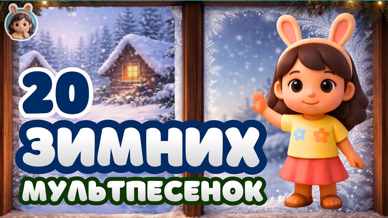 20 зимних мультпесенок ❄️ Сборник для малышей | от Зайки Оли 🐰