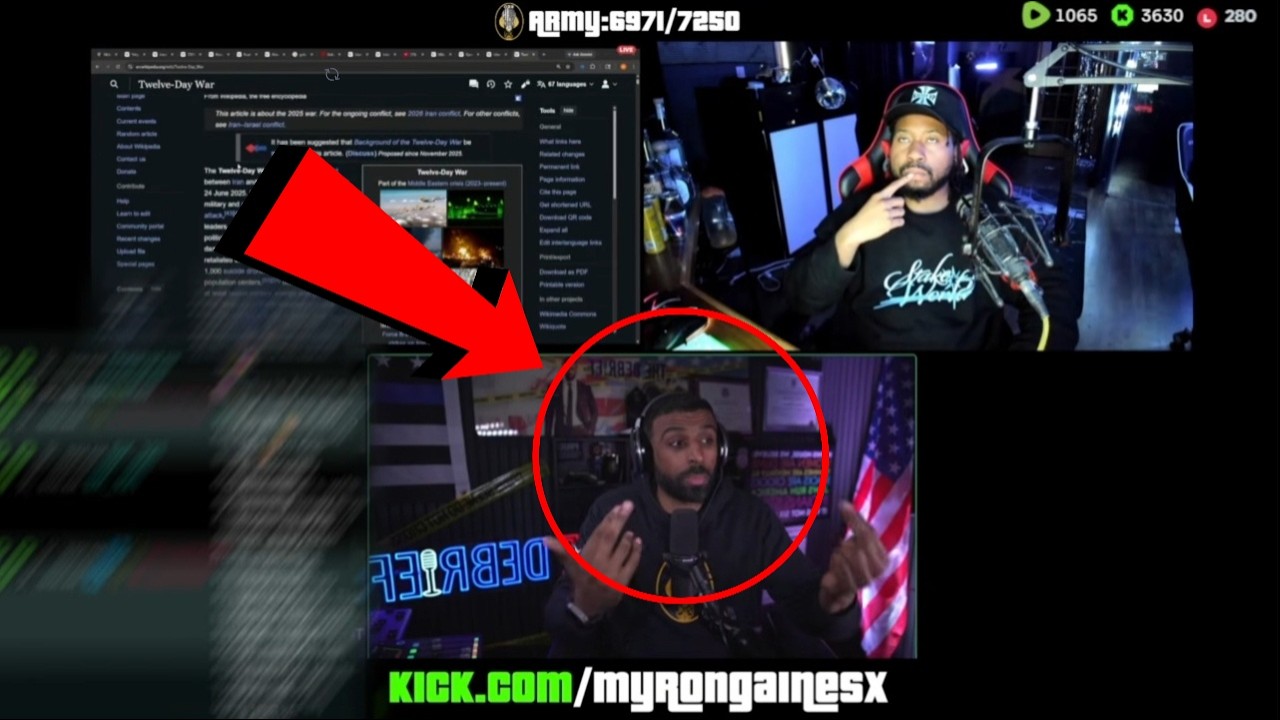 BREAKING: Myron Gives The FULL History Of Trumps Us/Iran War With DJ Akademiks