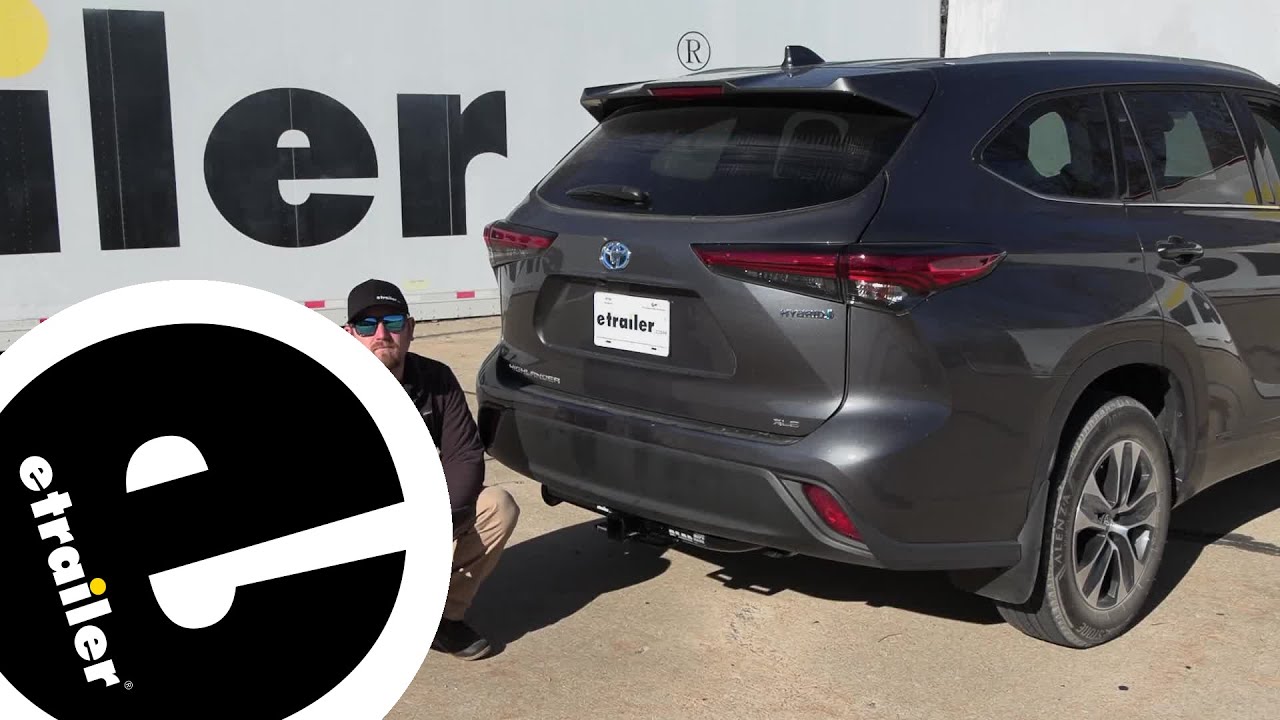 etrailer | Installation Guide for the Curt Trailer Hitch Receiver on a 2022 Toyota Highlander
