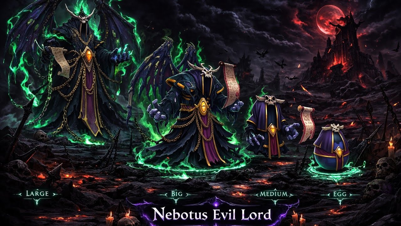Nebotus Evil Lord (Ancestor)  Hatching in Monster legends. #monsterlegends 