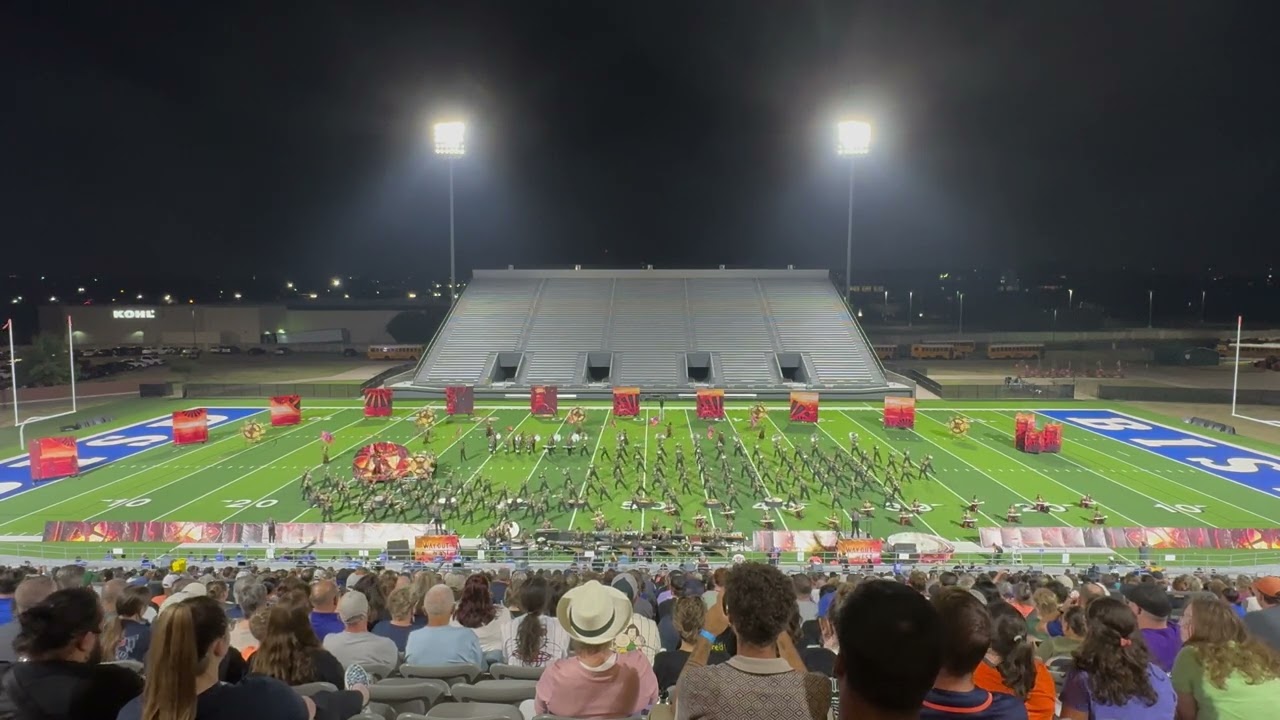 Sachse HS Mustang Band - Way out West, Oct 12th 2024. Birdville ISD Marching Festival
