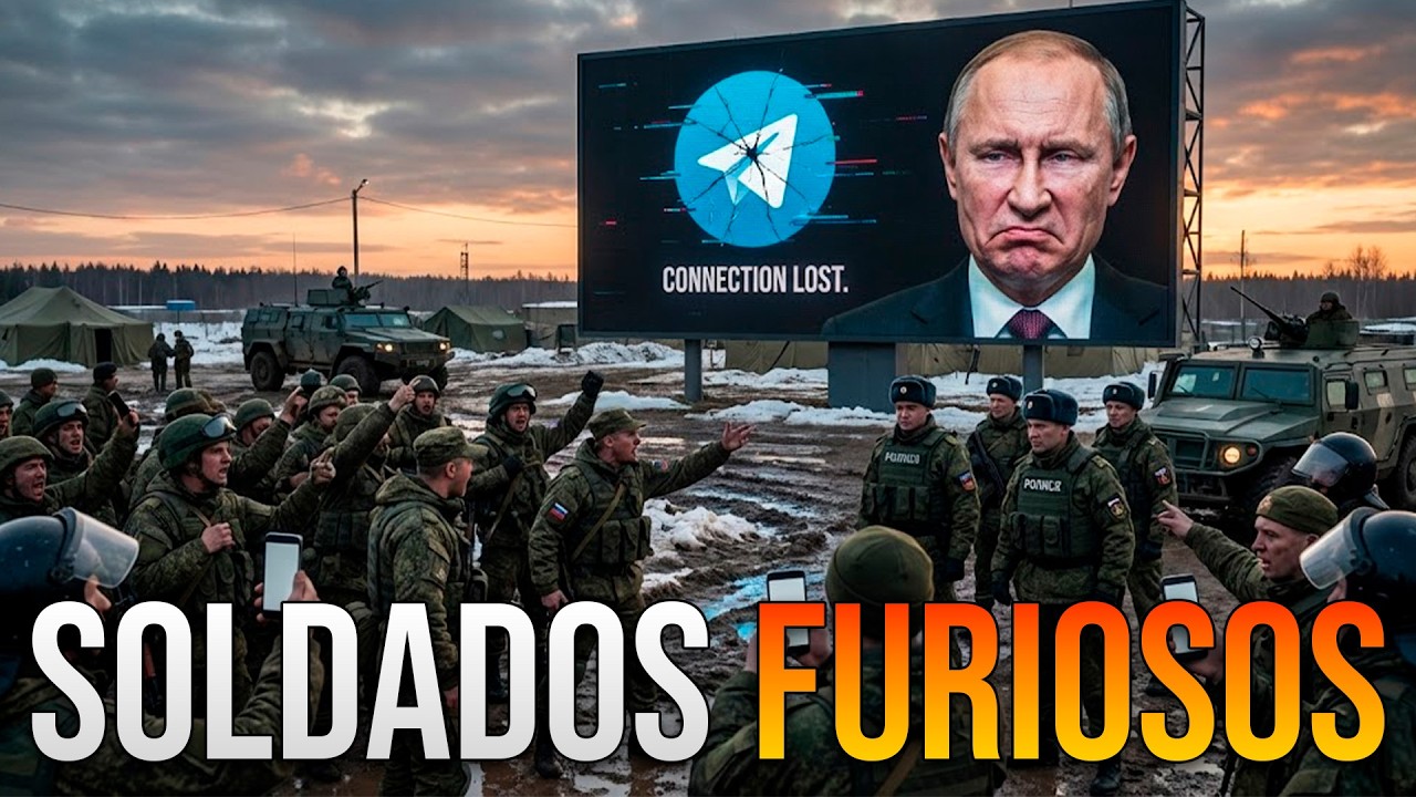 Caos en el ejercito invasor!!, Putin apaga Telegram