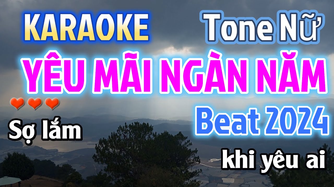 Karaoke Yêu Mãi Ngàn Năm Tone Nữ Cha Cha Cha Nhạc Sống - Karaoke Yêu Mãi Ngàn Năm Beat Chuẩn hay