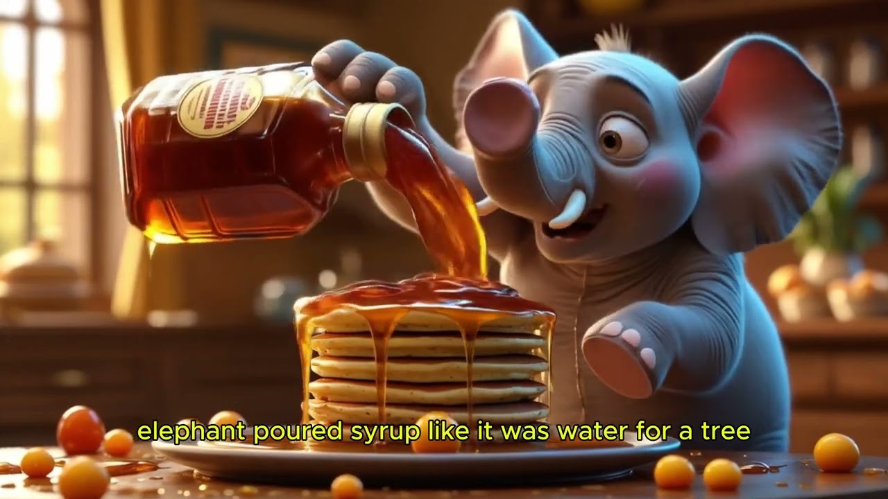 The Elephant and Rabbit Cooking Chaos  Pancake Disaster |kidstories | Cartoon