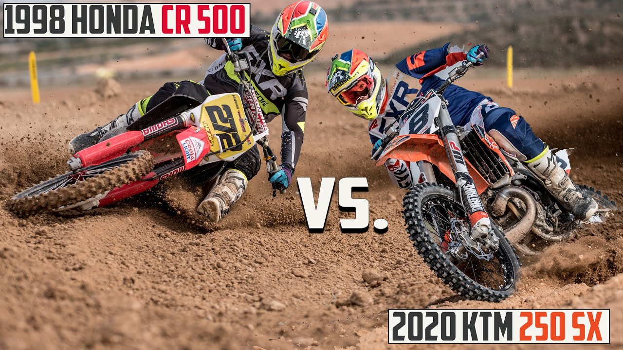 Ultimate 2 Stroke Battle: 1998 Honda CR500 vs 2020 KTM 250 SX | ROUND ONE