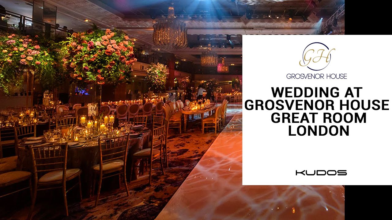 Wedding Reception at Grosvenor House Great Room London - Beautiful Wedding London | KudosMusic.co.uk