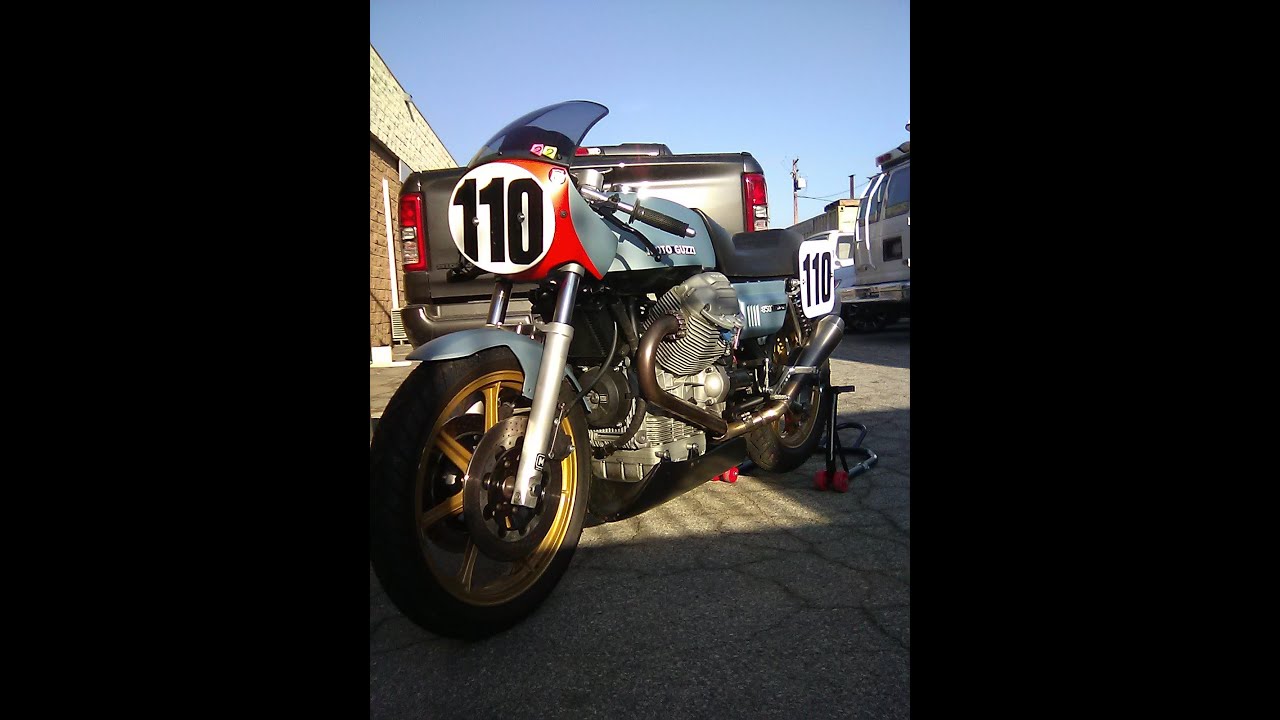 Moto Guzzi Lemans racing. Thunderhill. Part 1