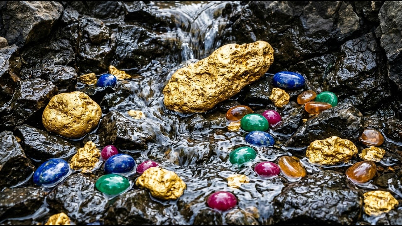 I Found Real Gems in the Shallow Water of This Mountain