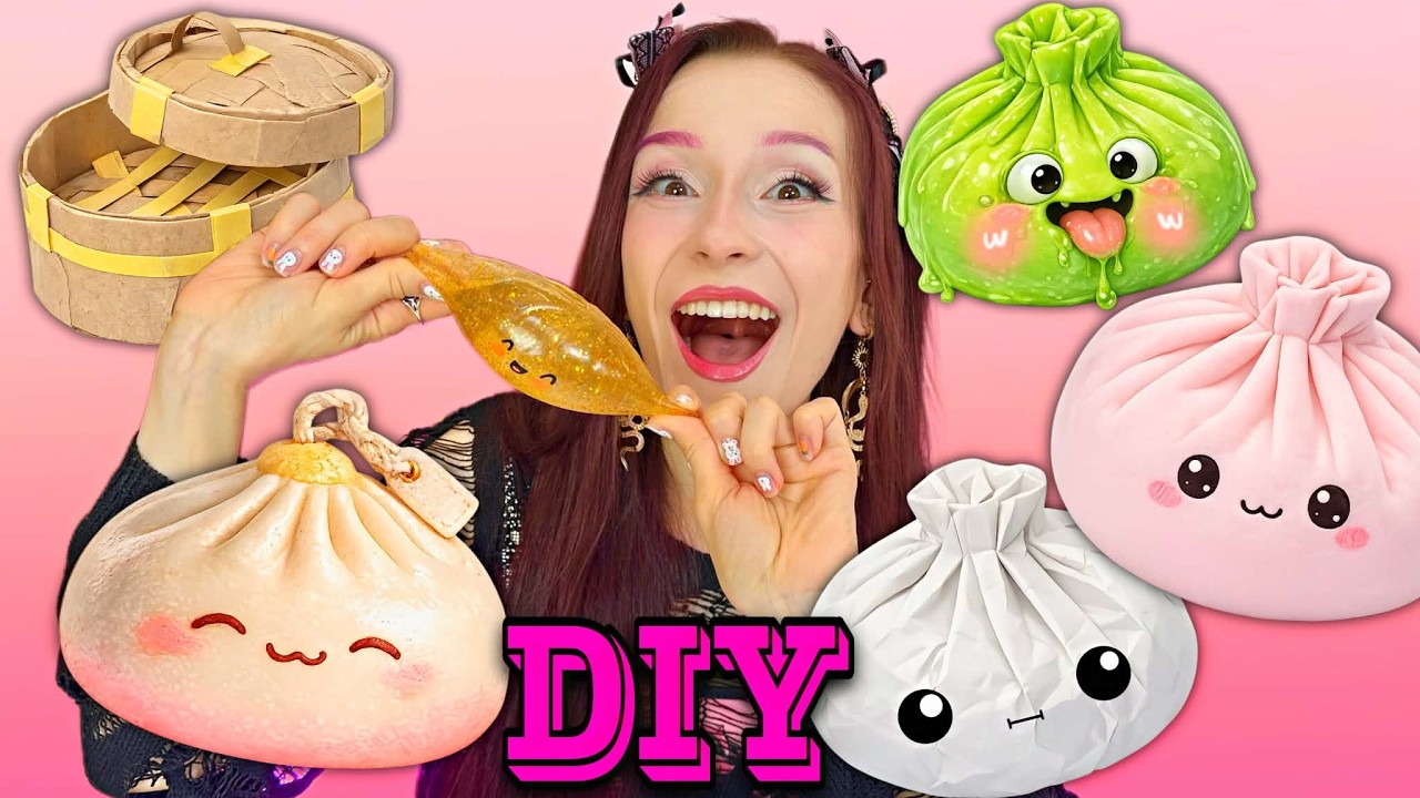 I'M MAKING MY OWN SQUISHY DUMPLINGS!!🤩