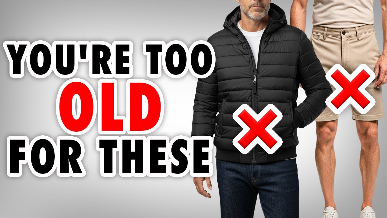 14 THINGS Men Over 40 Should NEVER Wear!