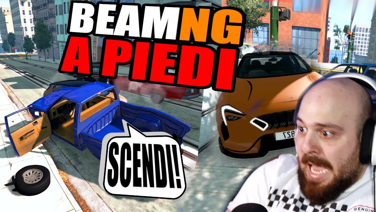 BeamNG Drive A PIEDI - Inseguimento MIGLIORE di SEMPRE
