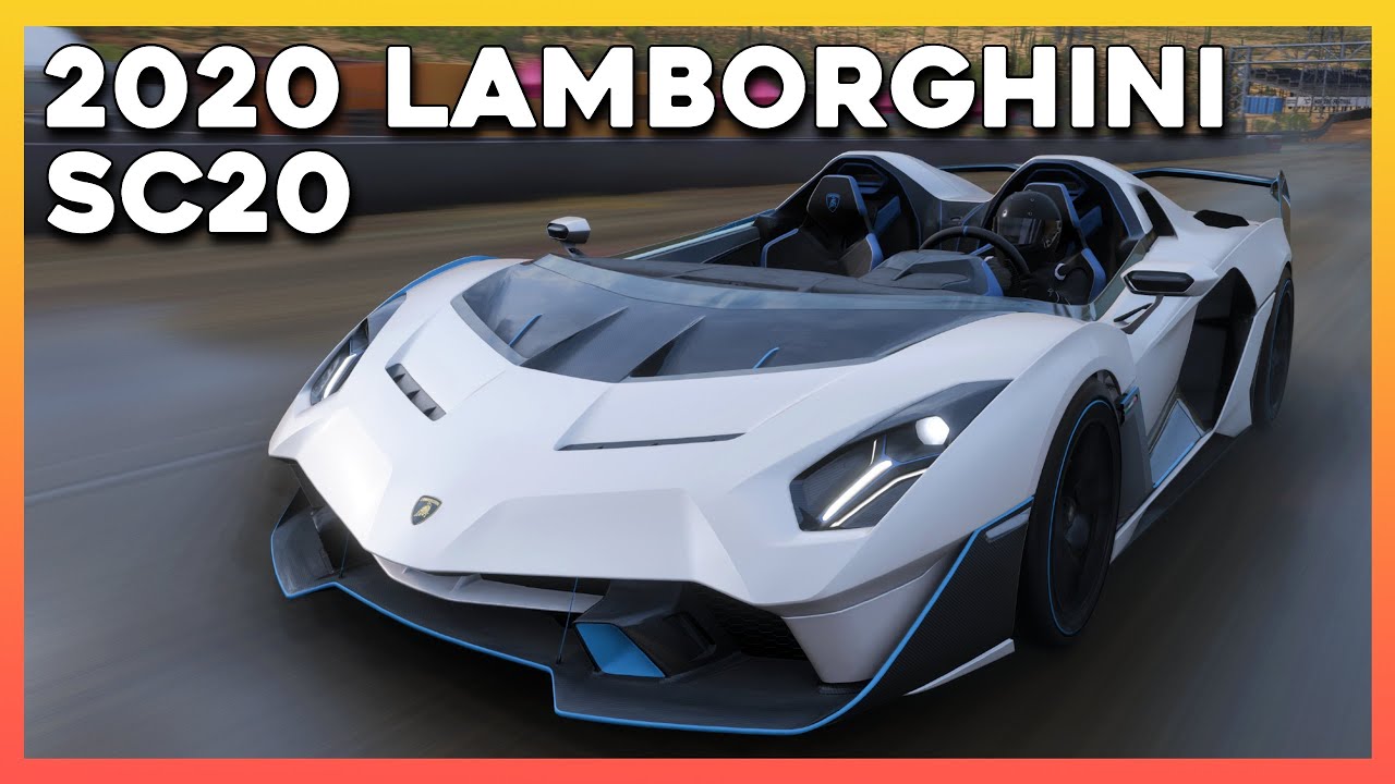 2020 Lamborghini SC20 Full Customization In Forza Horizon 5! (Nothing But Carbon Fiber)