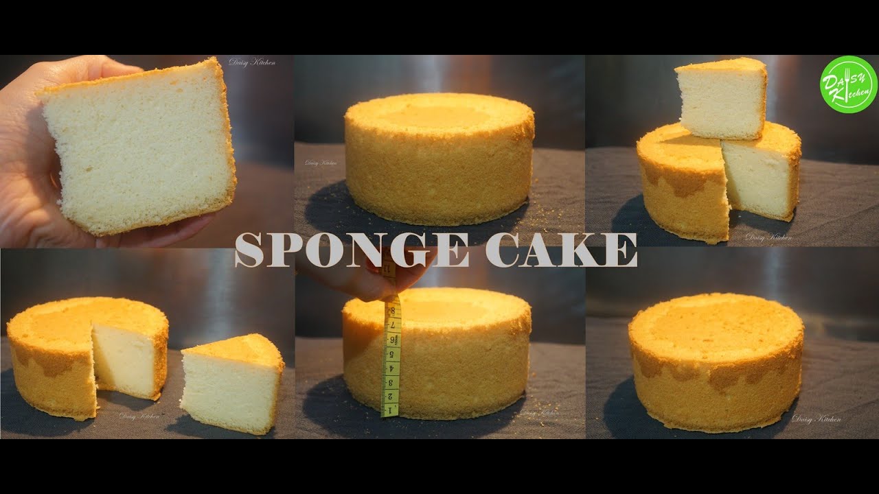 Cách làm chi tiết Ga-tô Hồng Kông - Bánh Bông Lan cơ bản - Hong Kong Sponge Cake/Gateau Recipe