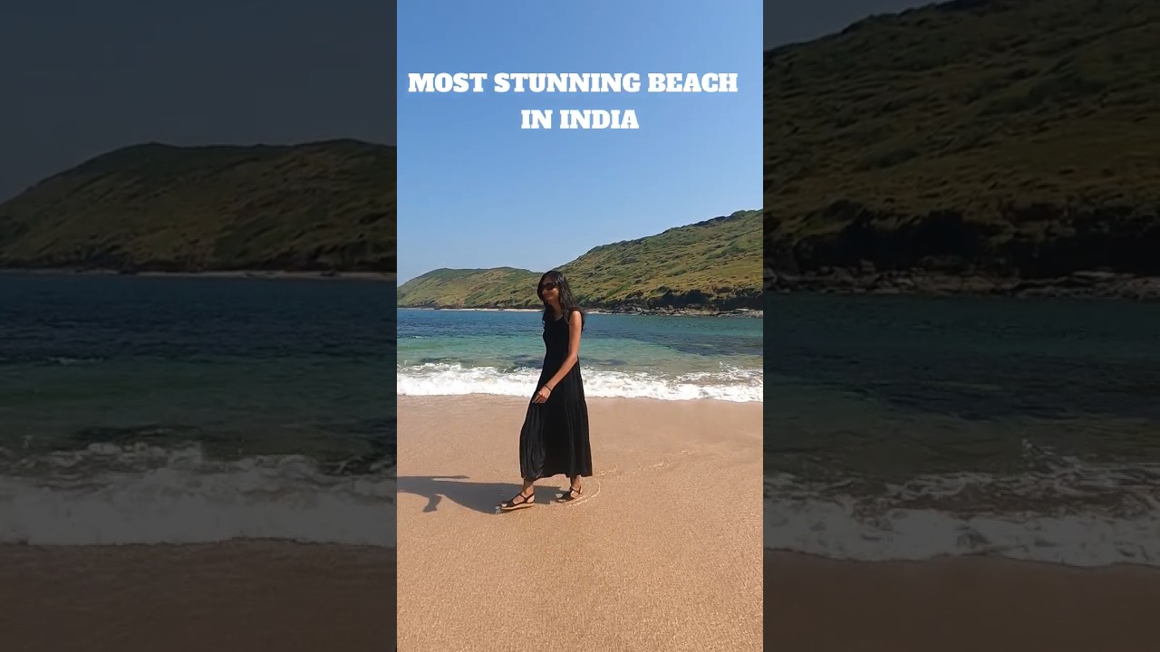This beach🏖️in Ratnagiri is 1 of the best beaches we have visited in all of India #ratnagiri #konkan