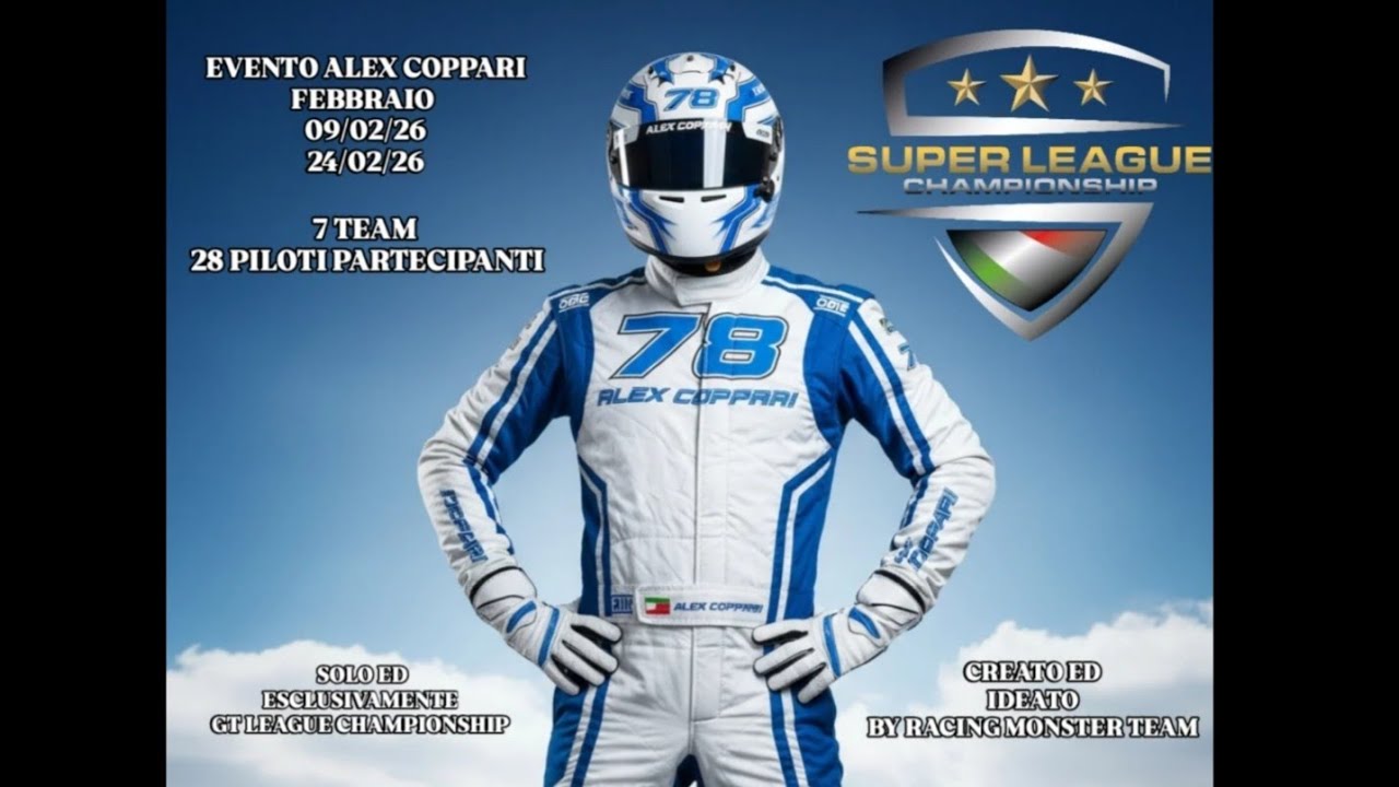 🇮🇹 Trofeo RMT Alex Coppari | Gara 1 - Lobby 2 | GT Super League 🇮🇹