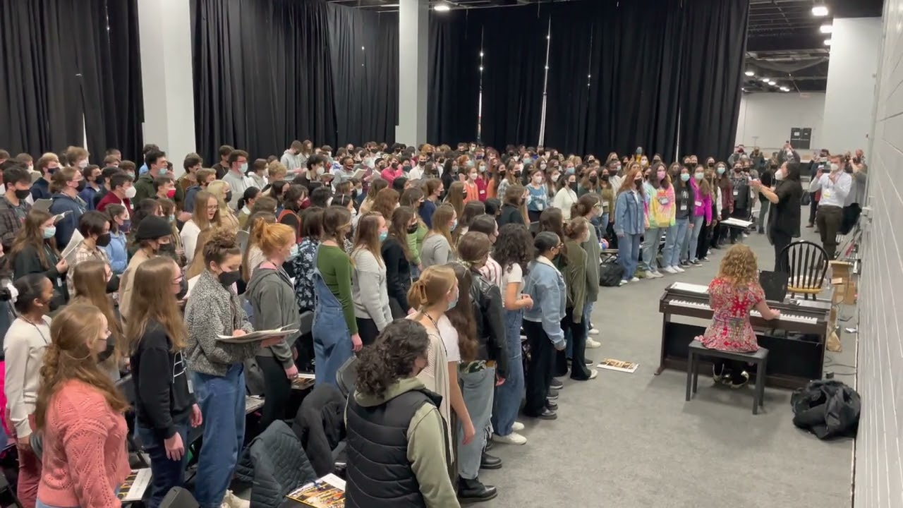 2022 Massachusetts All State Chorus sings “John the Revelator”