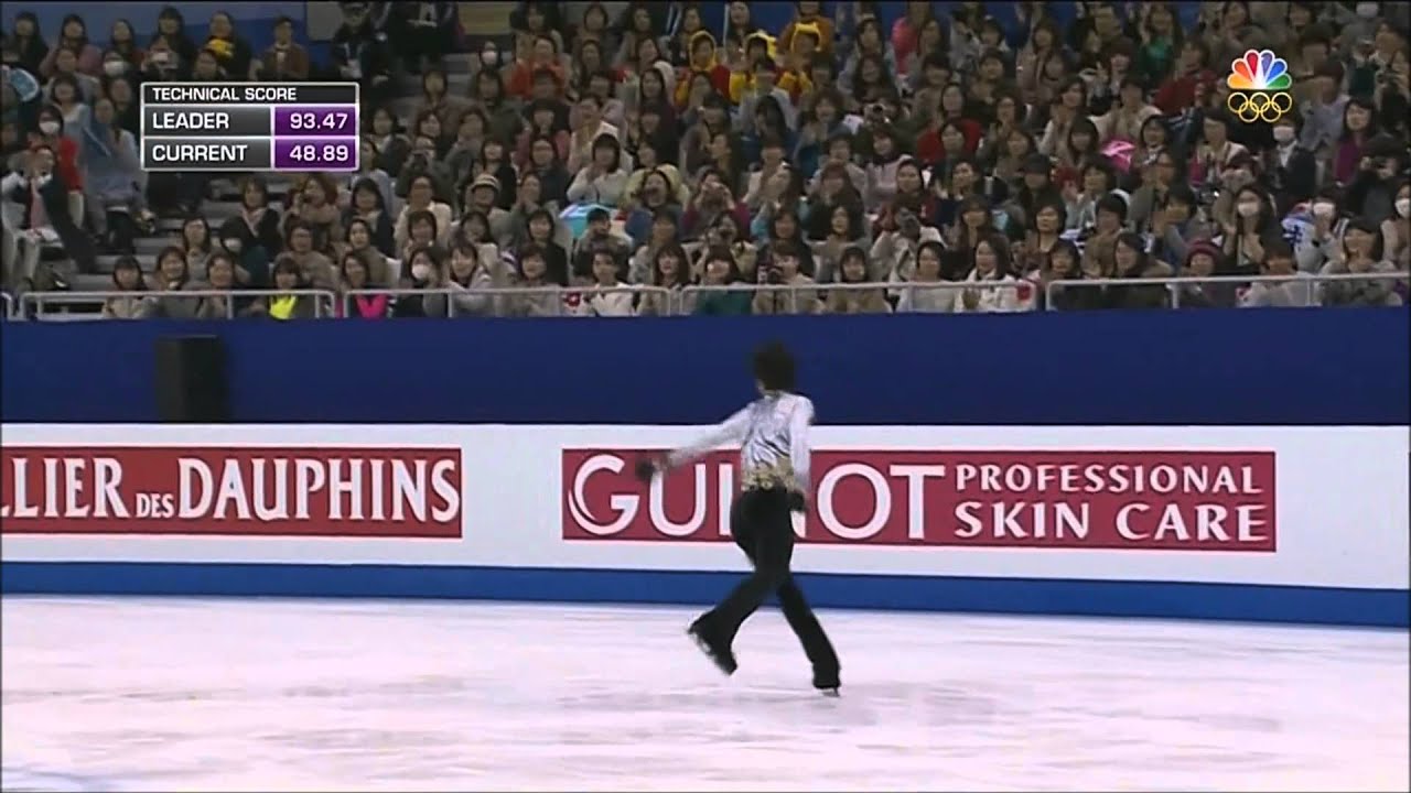 2015 Worlds - Yuzuru Hanyu FS NBC