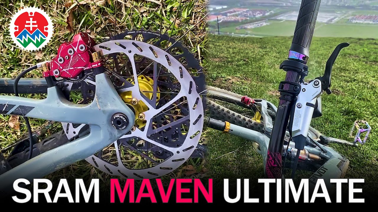 SRAM MAVEN ULTIMATE: Brzdí to, ale... @slovakbikeparks recenzia