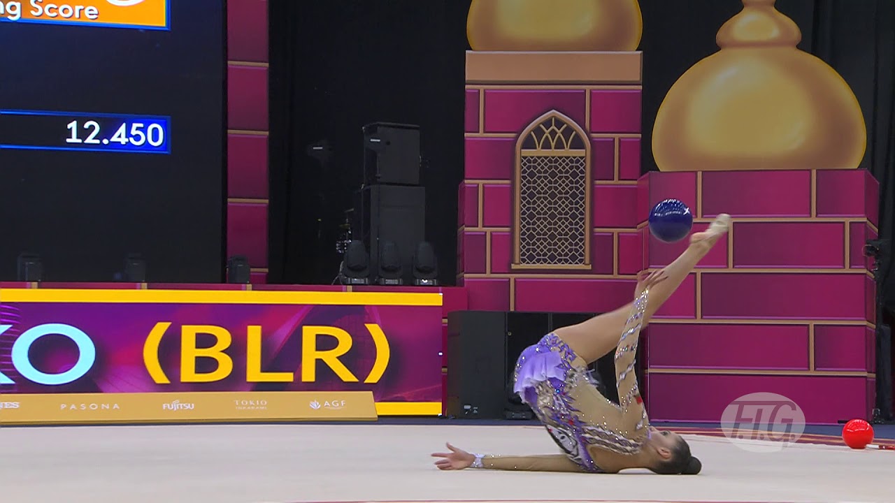 2019 Rhythmic Worlds, Baku (AZE) – Alina HARNASKO (BLR), qualifications Ball