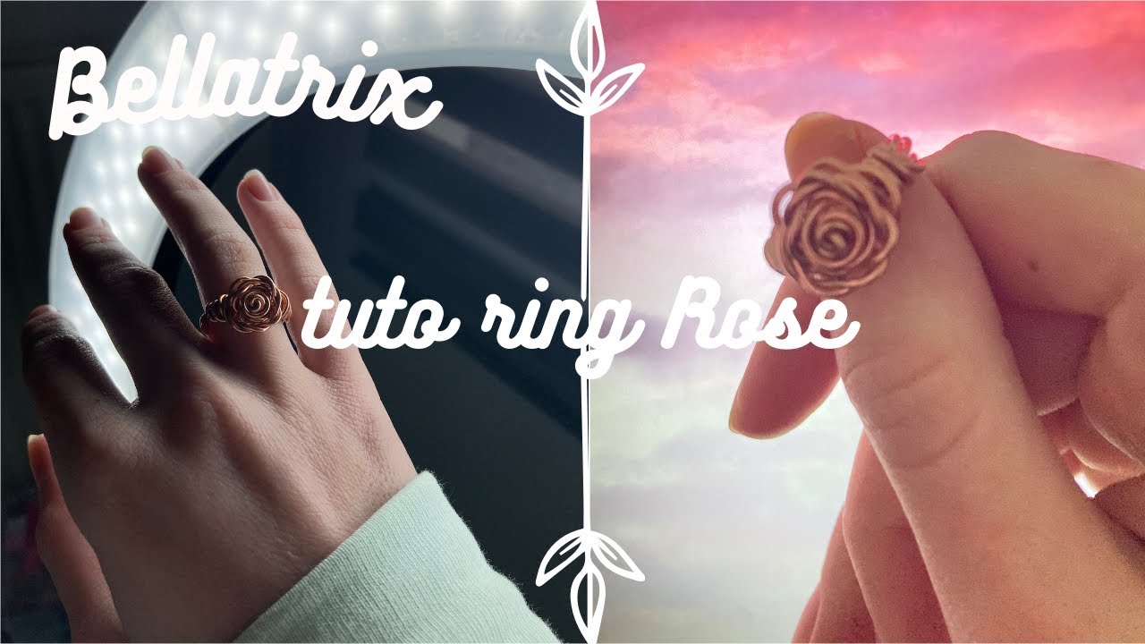 Tuto bague rose 🌹❤️