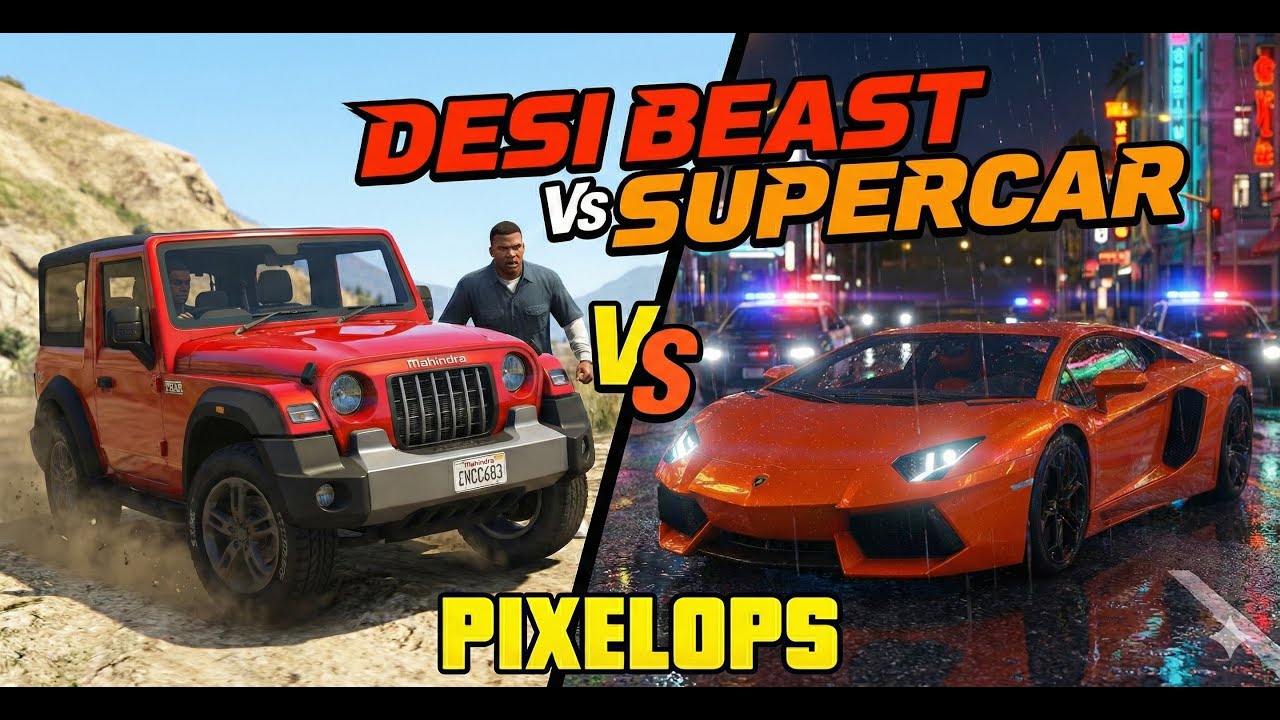 Relaxing Drive in GTA 5 - Day vs Night (RTX 4090 Graphics) - PixelOps